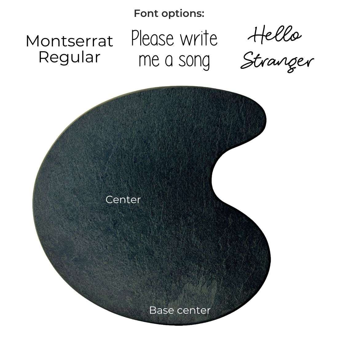ORGANIC BOARD - SLATE - GRAPHITE COLOR