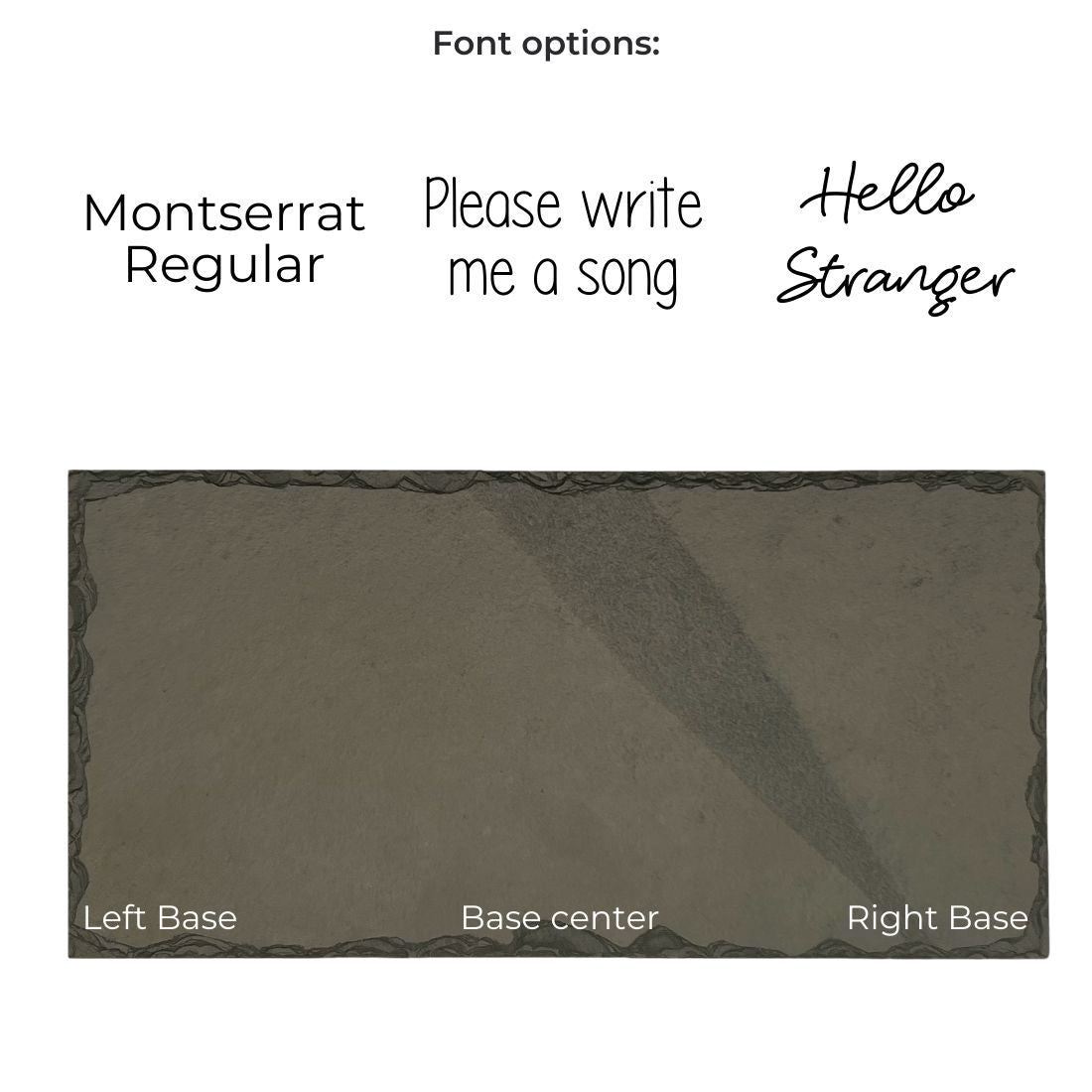 RECTANGULAR PLATE - SLATE - GRAY COLOR