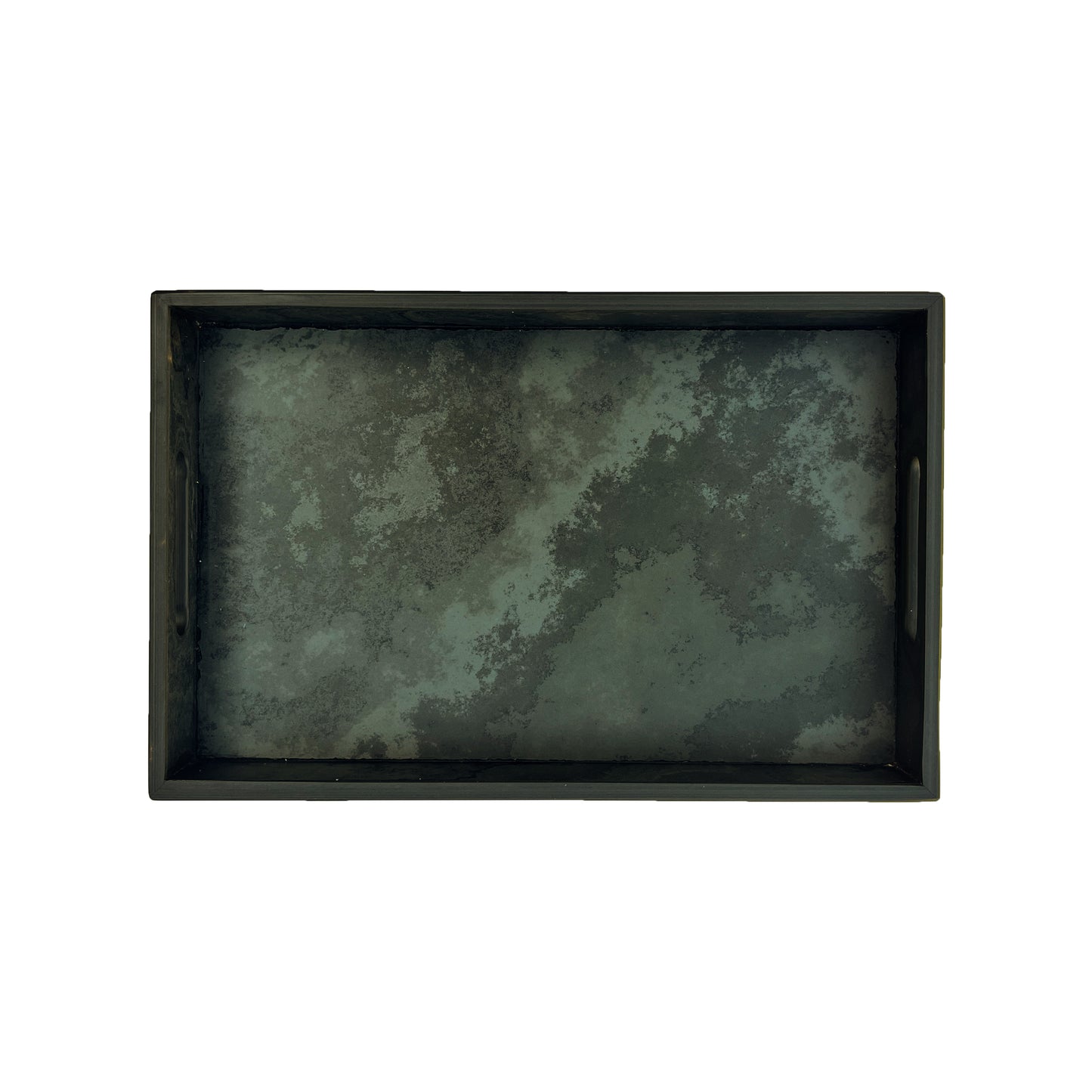HOPE TRAY WITH HANDLE - SLATE - GRAPHITE COLOR