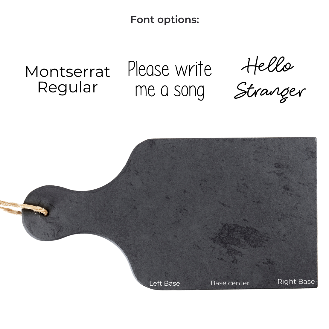STUDIO BOARD WITH HANDLE - SLATE - GRAPHITE COLOR