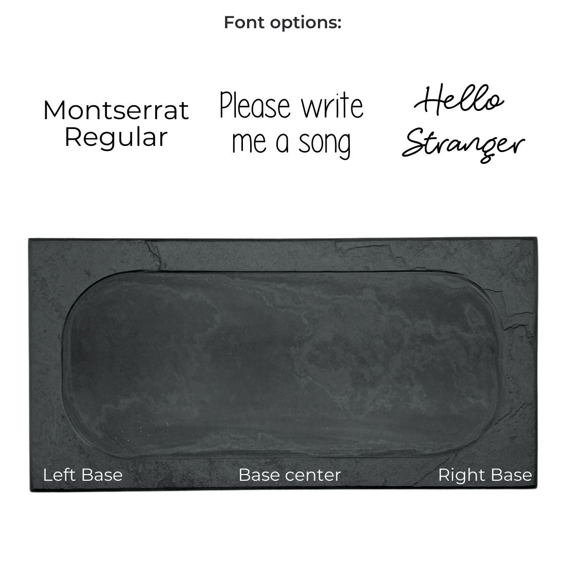 RECTANGULAR PLATE WITH RIM - SLATE - GRAPHITE COLOR