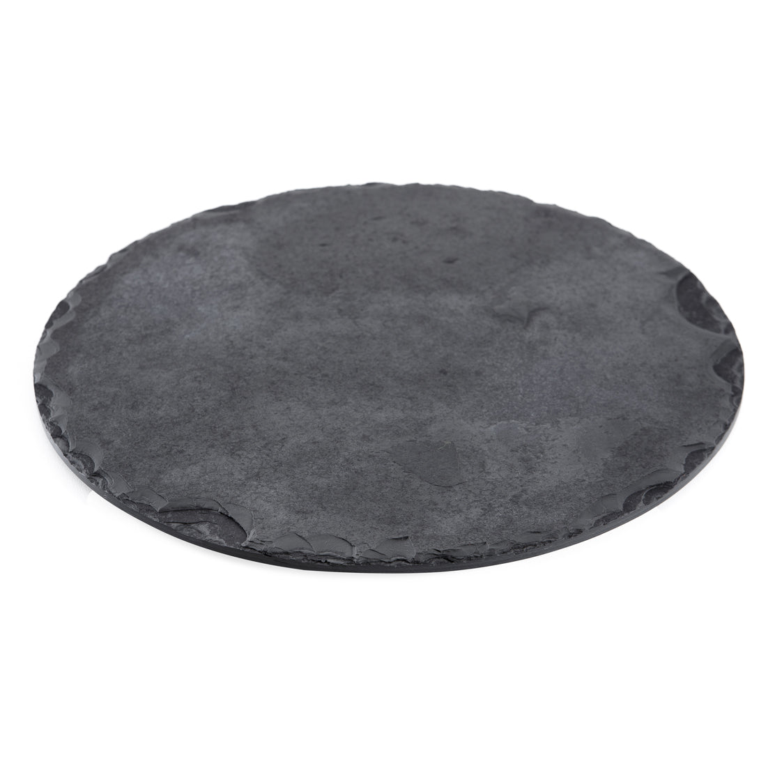 ROUND PLATE - SLATE - GRAPHITE COLOR