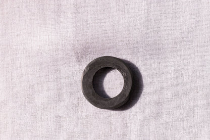 MOONRISE NAPKIN RINGS - SLATE - GRAPHITE COLOR - KIT WITH 4 UNITS