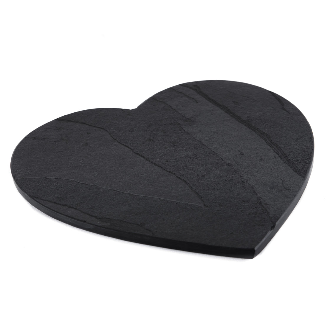 HEART PLATE - SLATE - GRAPHITE COLOR