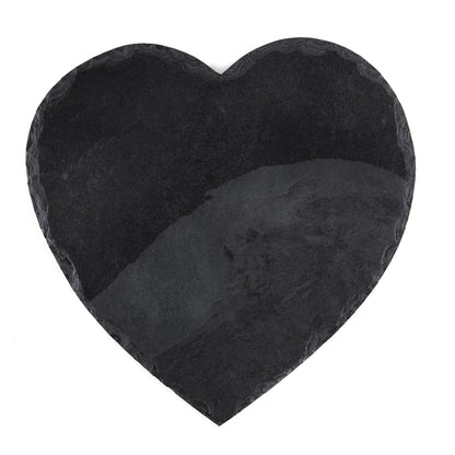 HEART PLATE - SLATE - GRAPHITE COLOR