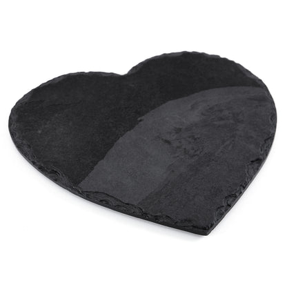 HEART PLATE - SLATE - GRAPHITE COLOR