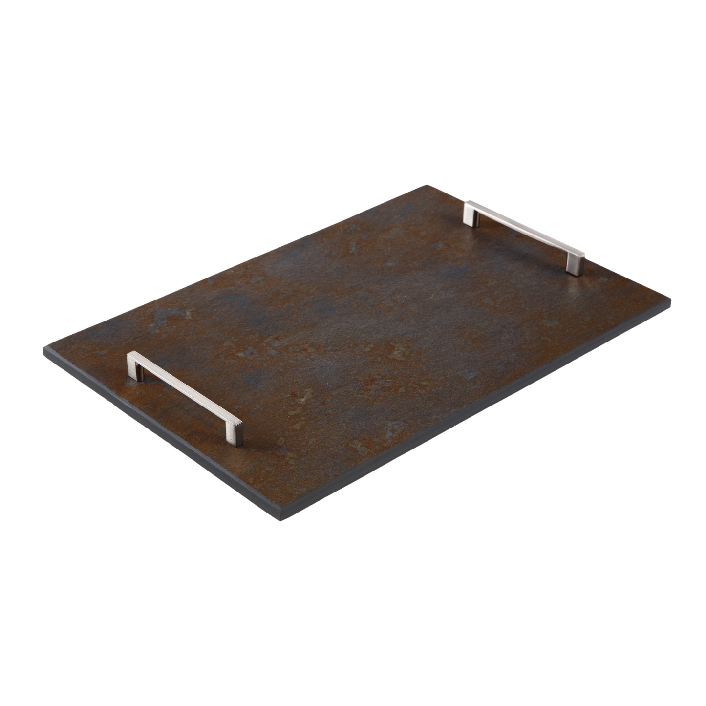 TRAY WITH HANDLE OXI - SLATE - COLOR OXI