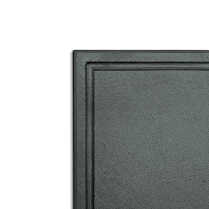 SQUARE BOARD WITH 10MM FRIEZE - SLATE - GRAPHITE COLOR