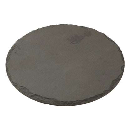 ROUND PLATE - SLATE - GREY COLOR