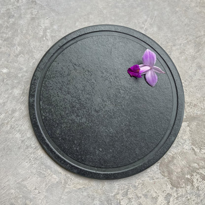 ROUND BOARD WITH 10MM FRIEZE - SLATE - GRAPHITE COLOR