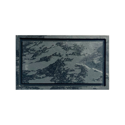 RECTANGULAR BOARD WITH 10MM FRIEZE - SLATE - GRAPHITE COLOR