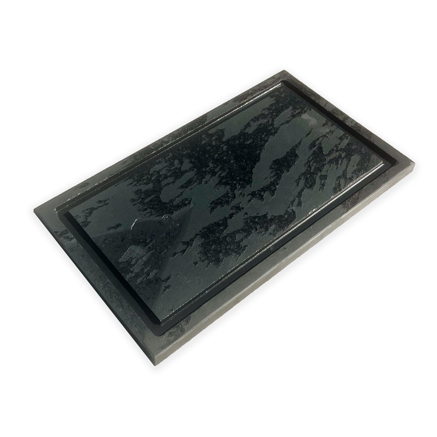 RECTANGULAR BOARD WITH 10MM FRIEZE - SLATE - GRAPHITE COLOR